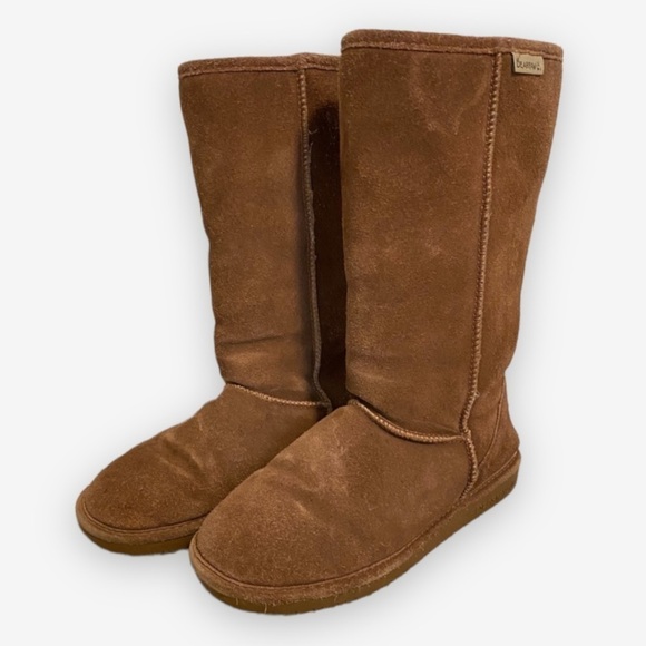 BearPaw Women's Tall Suede Boot in Hickory (Size 7) - Picture 1 of 7